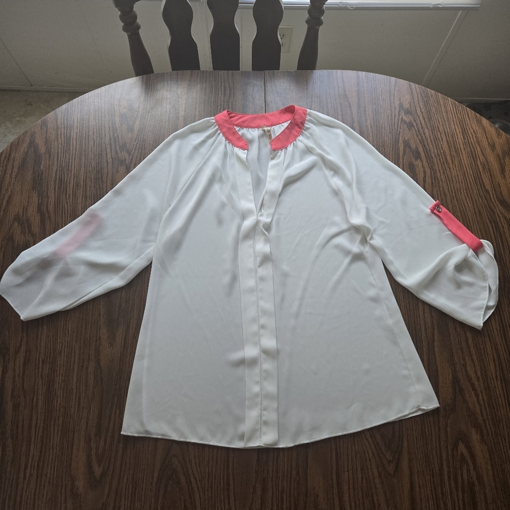 My Beloved Semi Sheer Blouse